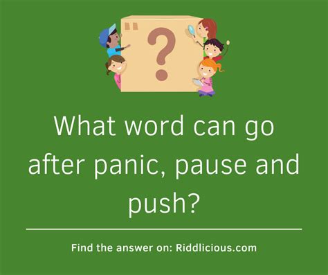 Push into panic