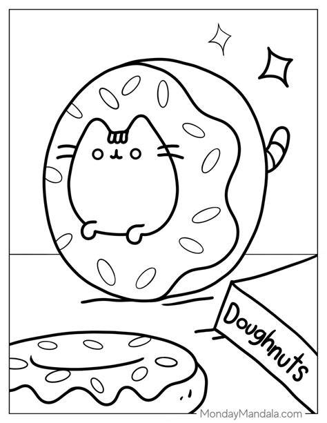 Pusheen The Cat Coloring Pages