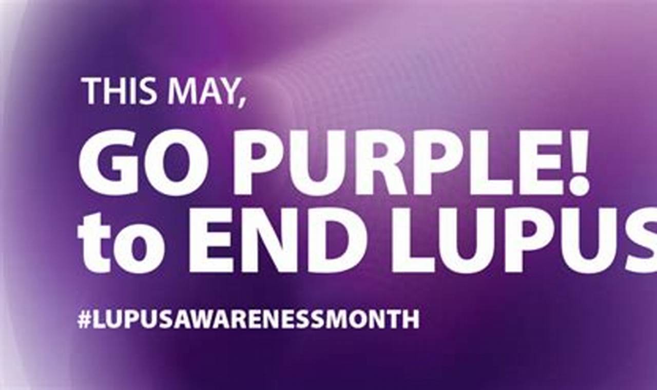 Put On Purple Day 2024 Lupus