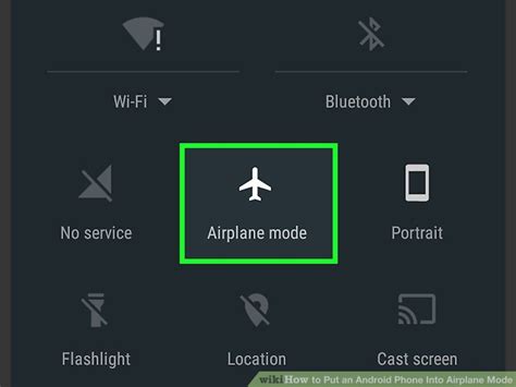 Put Your Android Device in Airplane Mode
