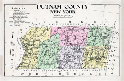Putnam County New York Map