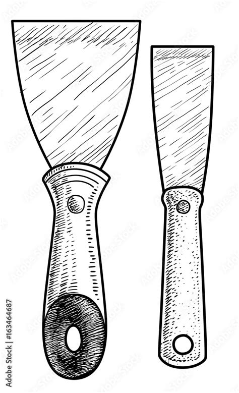 Putty Knife Drawing