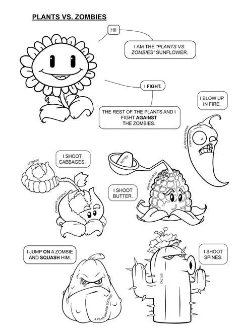 Pvz Coloring Page