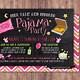 Pyjama Party Invitation Template Free