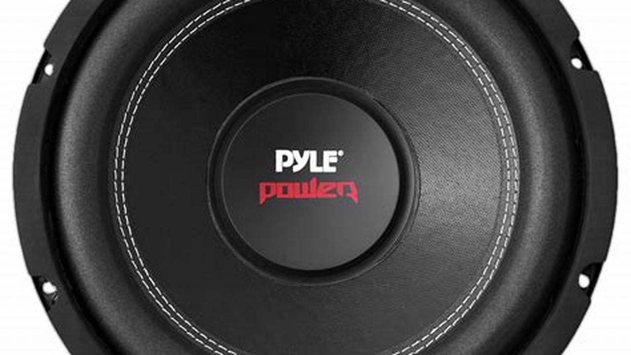 Pyle 12 Inch Subwoofer: A Comprehensive Review