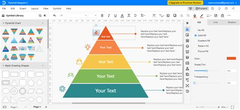 Pyramid Chart Excel