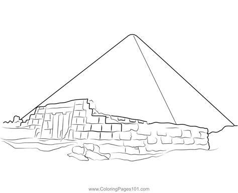 Pyramid Coloring Page