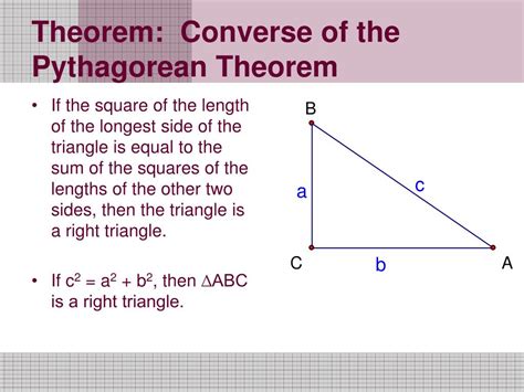 Pythagorean Theorem And Its Converse Worksheet
