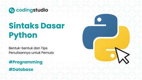 Python Dasar: Sintaks & Tips Pemula