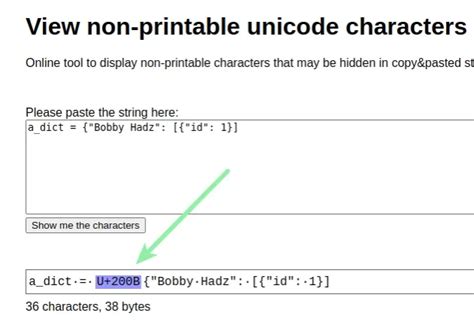 Python Invalid Non-printable Character U+00a0