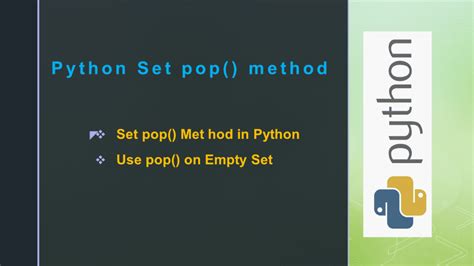 Get Efficient with Python Set Pop: Mastering the Most Powerful Operations of Sets!