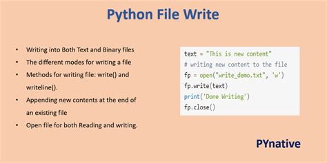 Python Write