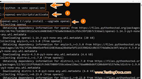 Ilustrasi menyiapkan lingkungan Python