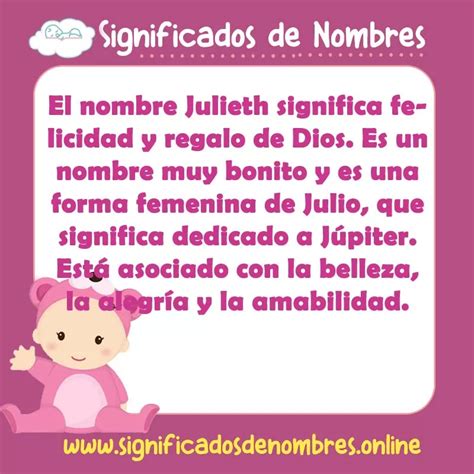Q Significa El Nombre Julieth