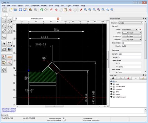 QCAD Interface