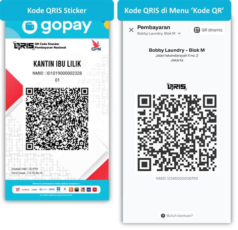 QR Code GoPay Merchant Indonesia