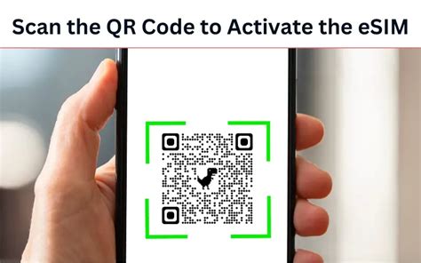 Proses Pemindaian QR Code untuk eSIM