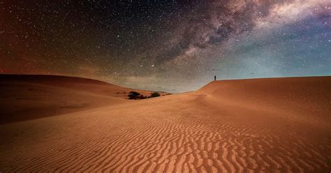 Qatar desert at night