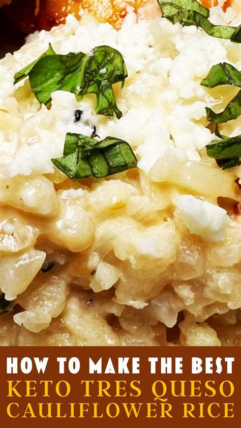 QuESO Cauliflower rice