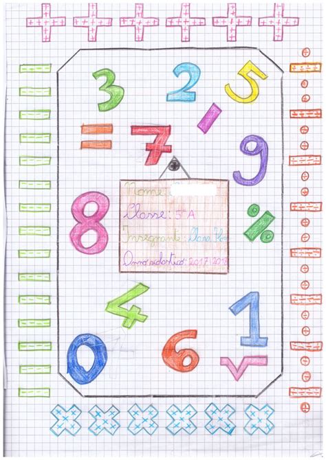 Quaderno di matematica classe quinta - Blog di Lavoretticreativi