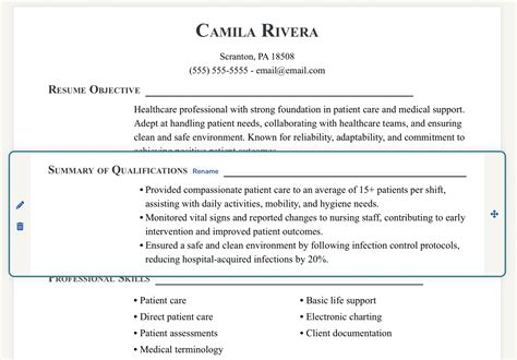 Qualifications and Experience Matters