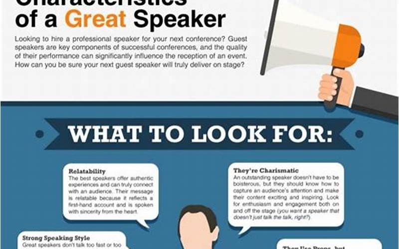 Qualities Of A Good Speaker