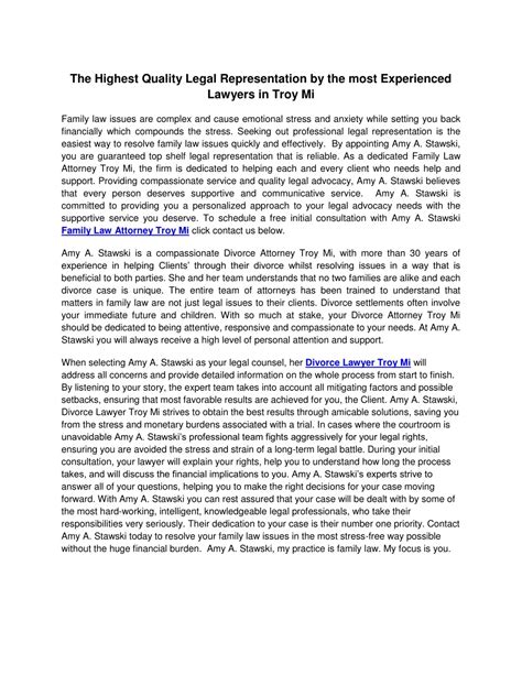 Quality of Legal Representation