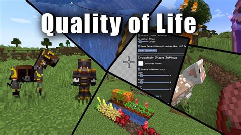 Quality of life mods