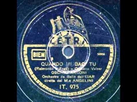 CLAUDIO BAGLIONI - Quando tu mi baci - YouTube