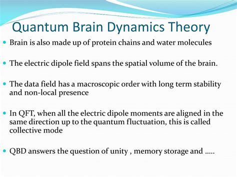 Quantum Dynamics of Thought: Understanding the Quantum Brain System