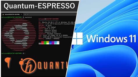 Quantum Espresso Windows Installation