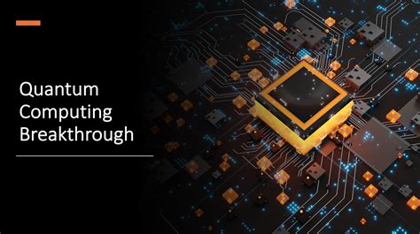 Quantum computing breakthrough