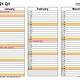 Quarterly Calendar Excel Template