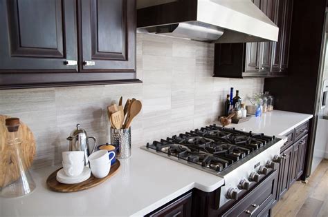 Quartz Tile Backsplash