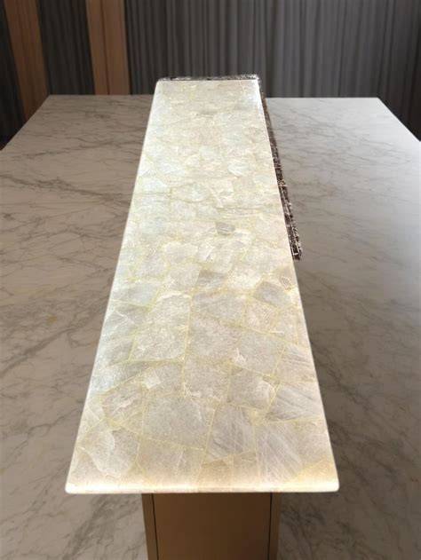 Quartz Top Console Table