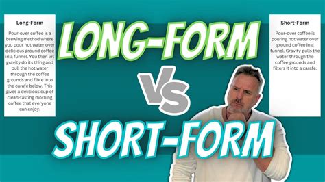 Long Form vs Short Form Content Which to Use When & Why