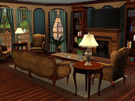 Queen Anne Decor Sims 4 Interior Design