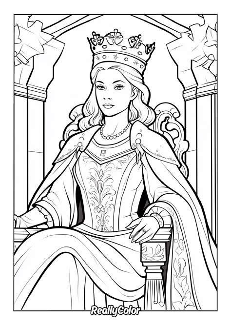 Queen Coloring Page