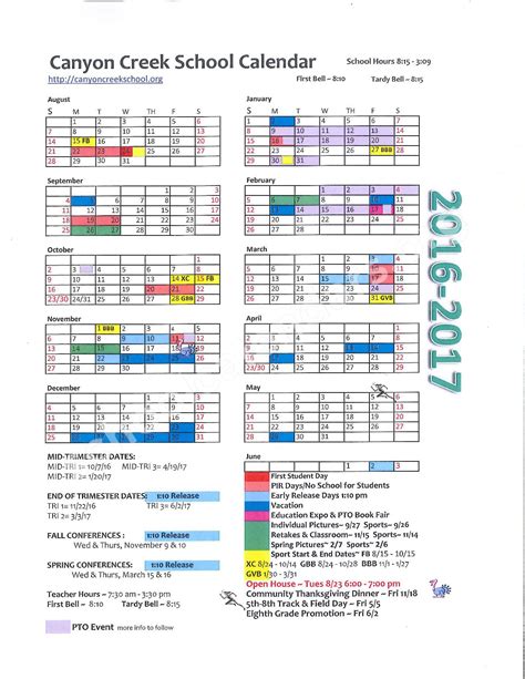 Queen Creek Calendar