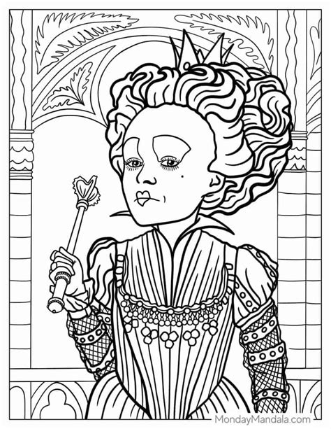 Queen Of Hearts Coloring Pages