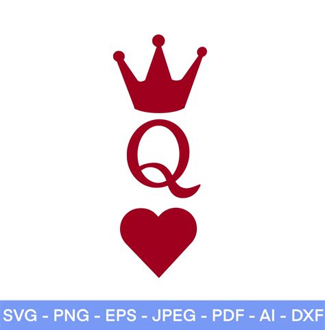 Queen Of Hearts Crown Printable Template
