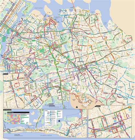 Queens bus map MTA, New York City Transit Map Collections Map