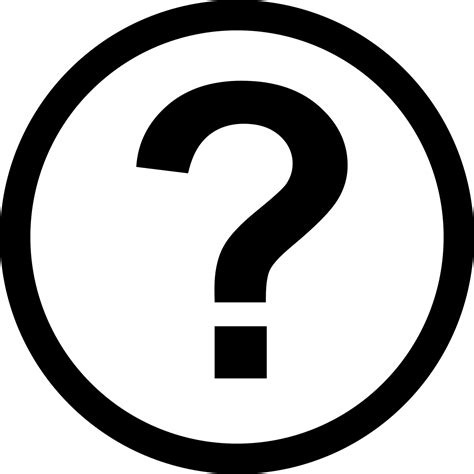 Unravel the Mystery of your Design with a Striking Question Mark SVG!