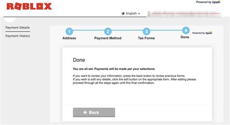 Question about Roblox DevEx Tipalti Portal : r/robloxgamedev