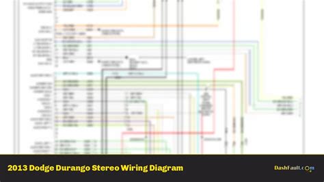 Question and answer Dive into Beats: Unveiling the 2013 Durango Stereo Wiring Blueprint!