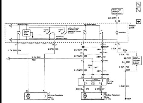 Question and answer Pontiac Grand Prix 2001 Power Window Wiring: Complete Diagram