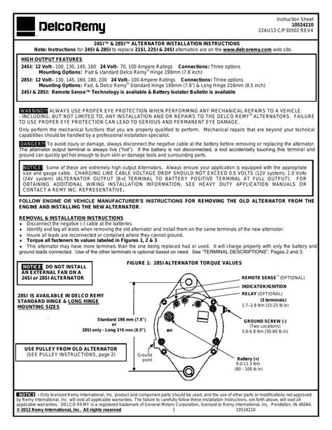 Question and answer Power Up Your Ride with the Ultimate 22SI Delco Alternator Wiring Guide!
