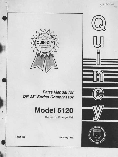 Question and answer Unlock Peak Performance: Quincy QR 5120 Service Manual Revealed!