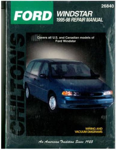 Question and answer Unlock Your 1998 Ford Windstar Experience with a Free Owners Manual PDF!