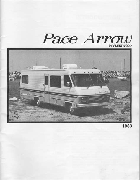 Question and answer Unlock the Road: 1984 Pace Arrow Motorhome Owners Manual for Your Journey Ahead!